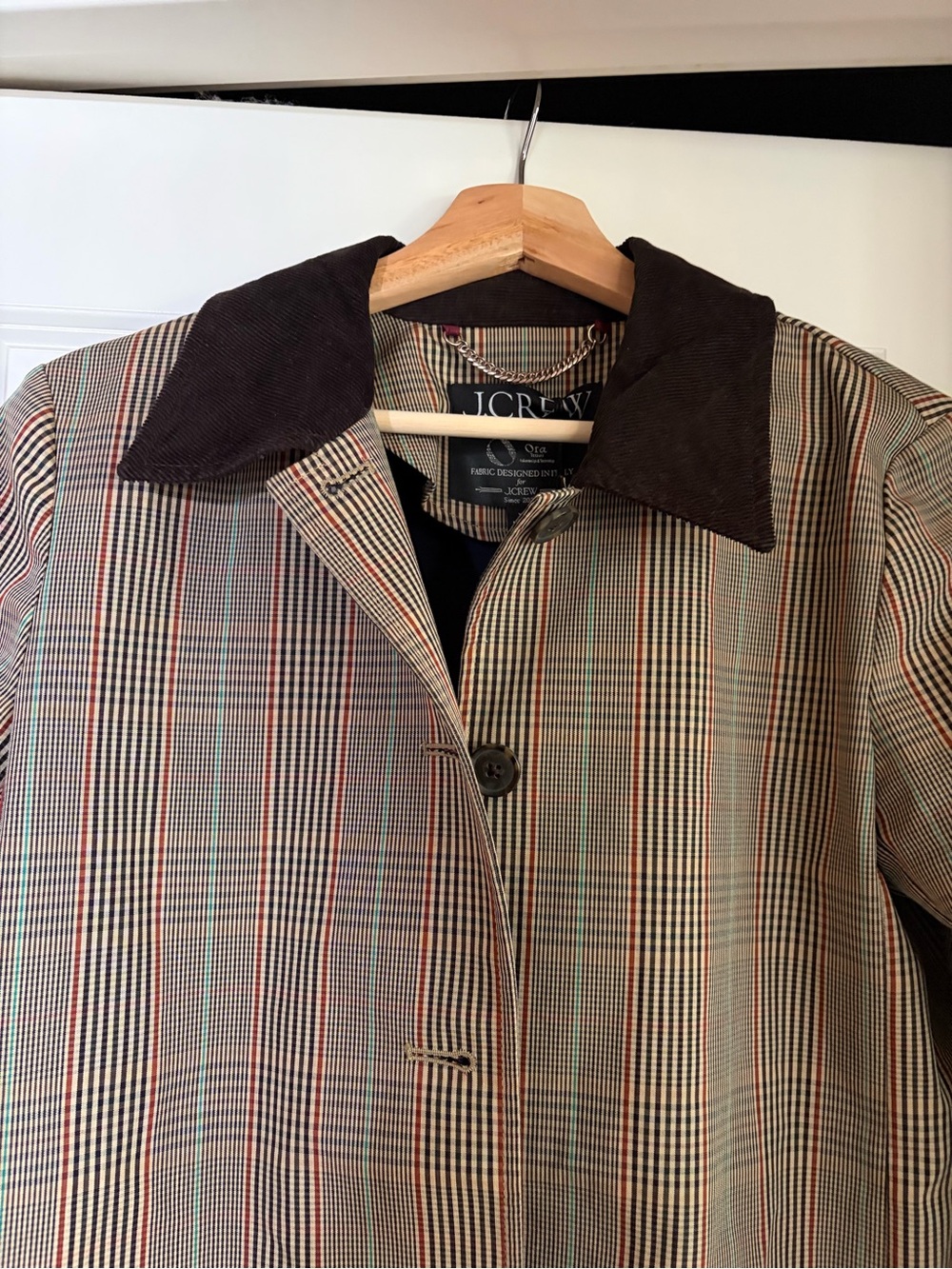 J. Crew Plaid Barn Jacket NWT - Picture 2 of 6